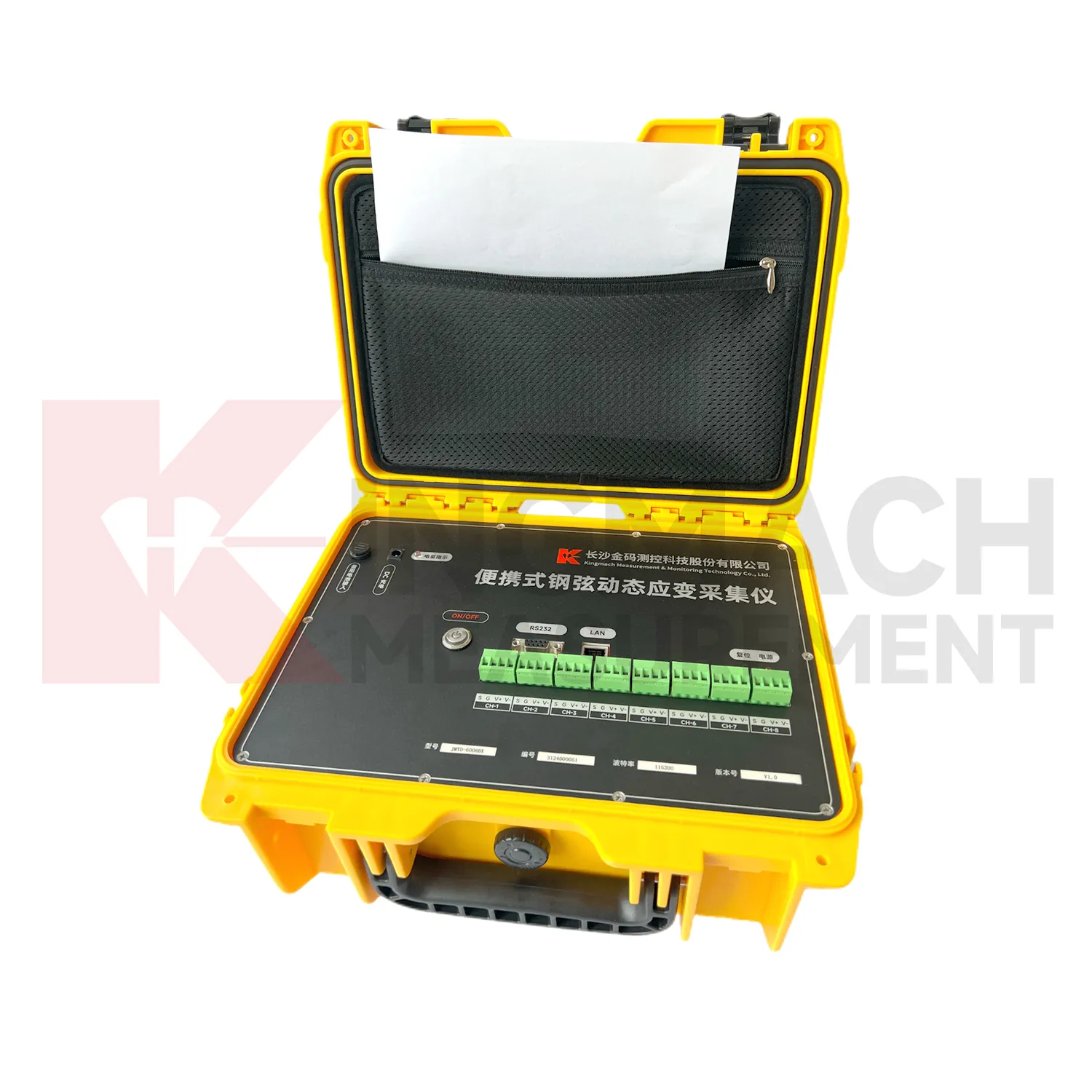 Prijenosno očitavanje dinamičkog naprezanja vibrirajuće žice JMYD-6008BX